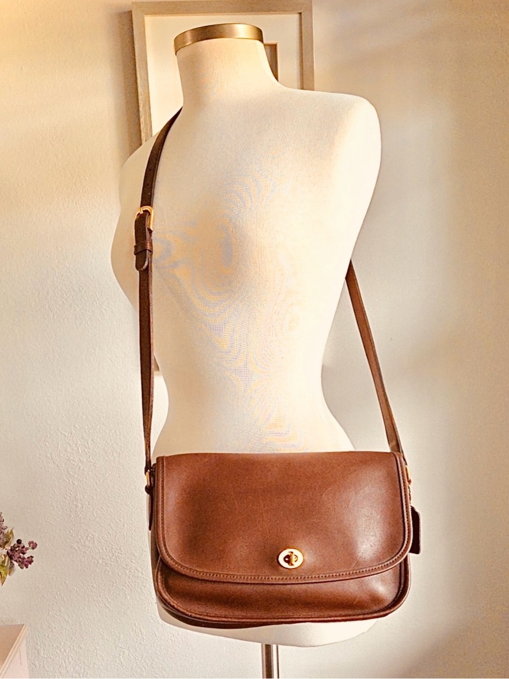 Coach Vintage City Saddle 9790 Flap Leather